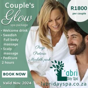 Couples glow spa special