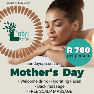 Mothers day spa special L'abri day spa