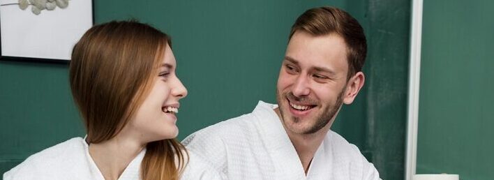 Couple spa special treatment