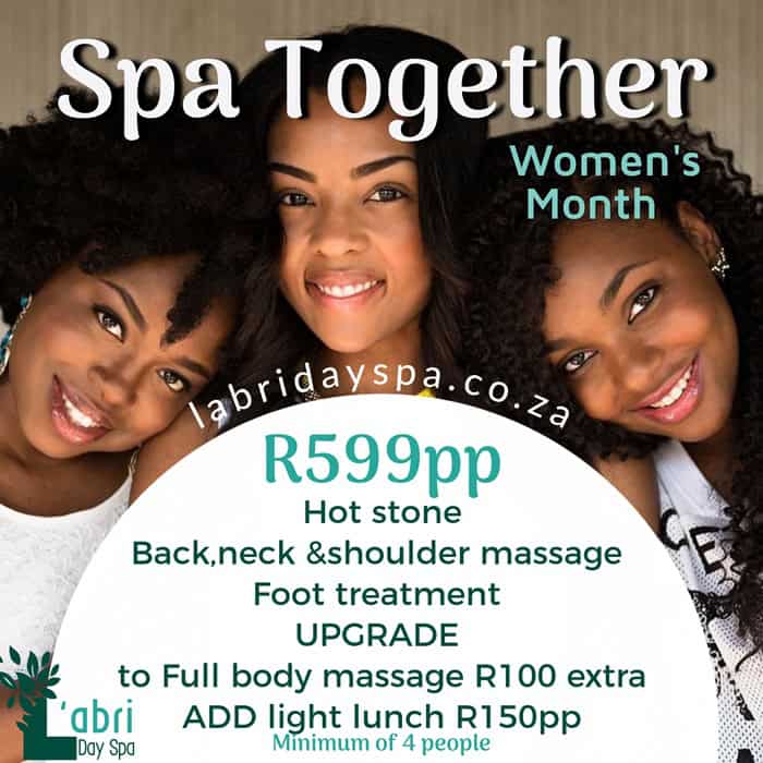 Women's day spa special - L'abri day spa