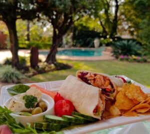 L'abri day spa lunch