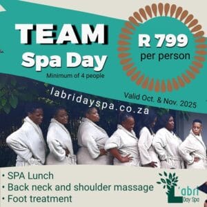 Team group spa L'abri day spa