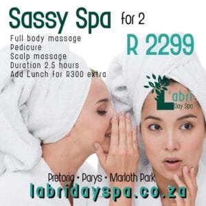 Sassy spa special L'abri day spa