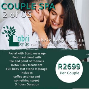 couple spa 2 of us May special