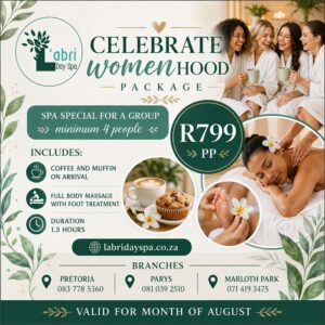 women hood spa special women's day -L'abri day spa