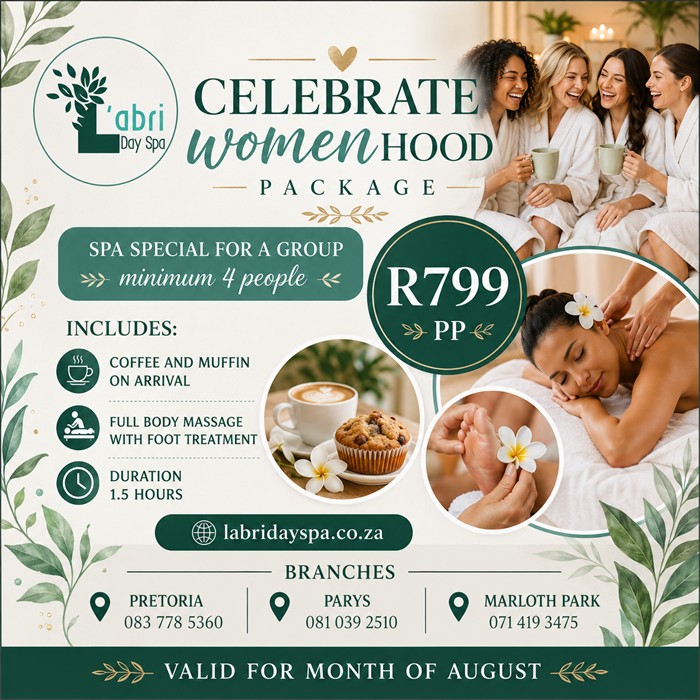 women hood spa special women's day -L'abri day spa